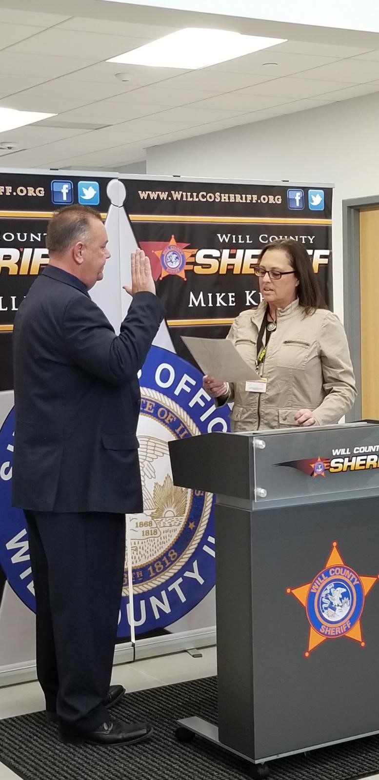 Sheriff Kelley Swearing In